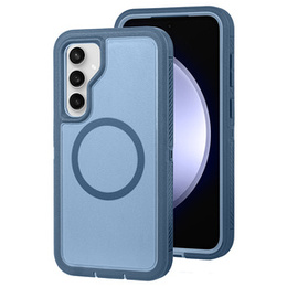 Pouzdro s rámečkem pro Samsung Galaxy S23 FE, pro MagSafe, modré