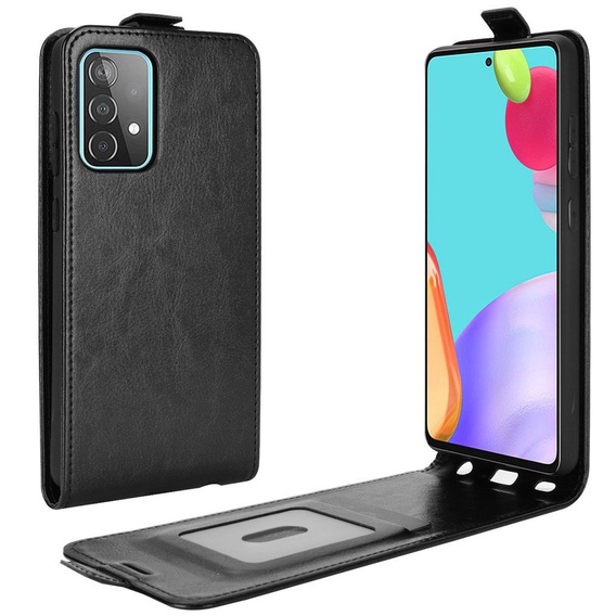 Klopové pouzdro pro Samsung Galaxy A52 / A52s, Flip, černé