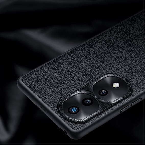 Kožené pouzdro pro Honor 70 5G, leather hybrid, černé