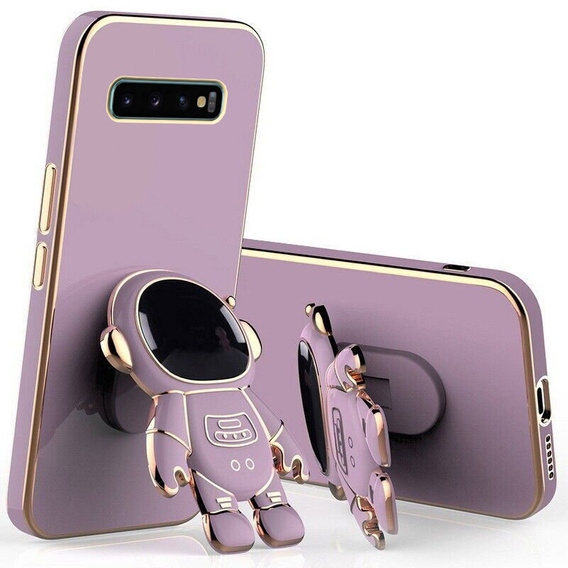 Pouzdro pro Samsung Galaxy S10 Plus, Astronaut, fialové