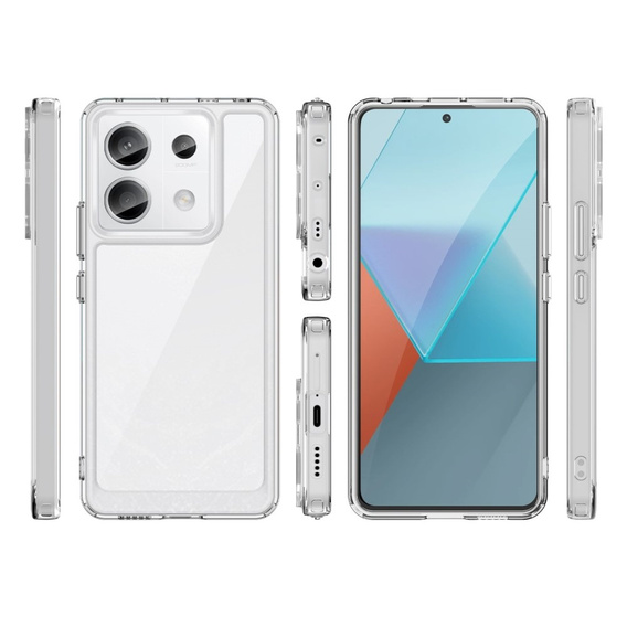 Pouzdro pro Xiaomi Redmi Note 13 Pro 5G, Fusion Hybrid, průhledné