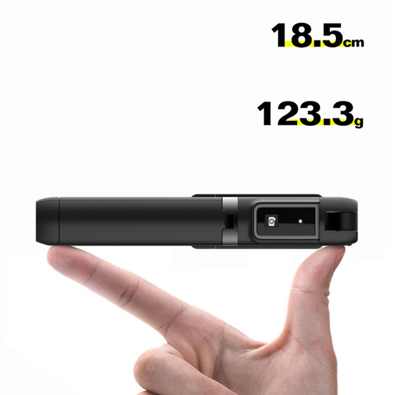 Selfie tyč Coco P-04 s funkcí stativu a dálkovým ovládáním Bluetooth, pro smartphony o šířce 6,5 cm až 9,5 cm