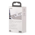 Baseus GaN2 Lite 65 W USB-C + USB-A síťová nabíječka, bílá (EU)