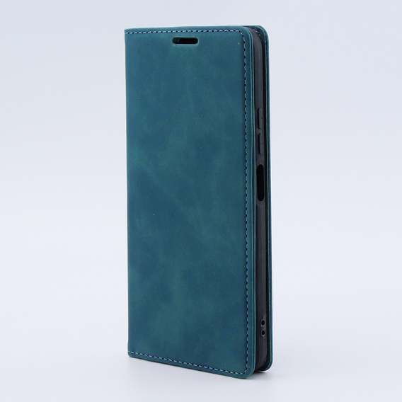 Pouzdro pro Xiaomi Redmi Note 12 4G, ERBORD Vintage peněženka s klopou, modré