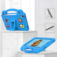 Dětské pouzdro pro iPad mini 8.3" 2021 (6 gen.) / iPad mini 8.3" 2024 (7 gen.), Cute Patterns, se stojánkem, modré