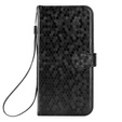 Flipové pouzdro pro Realme Note 70T 4G, Wallet Rhombus, černé