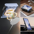 Pouzdro Tongate MECH s MagSafe pro Samsung Galaxy Z Flip7 FE / Z Flip6, modré