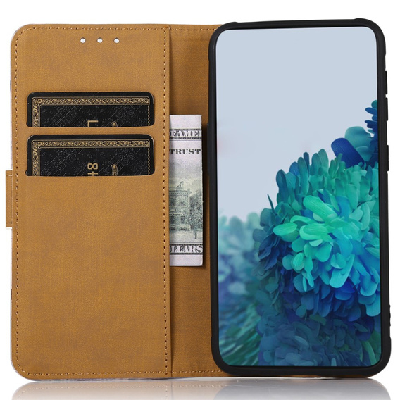 Klopové pouzdro pro Motorola Moto E13, Wallet Tree, bílé