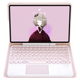 Pouzdro + klávesnice Samsung Galaxy Tab S6 Lite 2020 P610/P615 / S6 Lite 2022 10.4, Touchpad Pen Slot, růžové rose gold