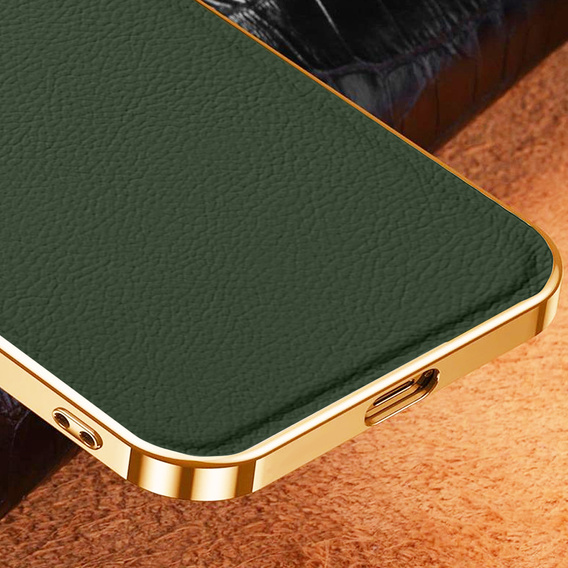 Pouzdro pro Samsung Galaxy S23 Ultra, Cowhide Leather, zelené