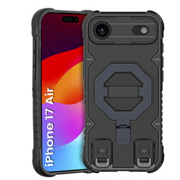 Pouzdro pro iPhone Air, pro MagSafe, pancéřované se stojánkem, černé