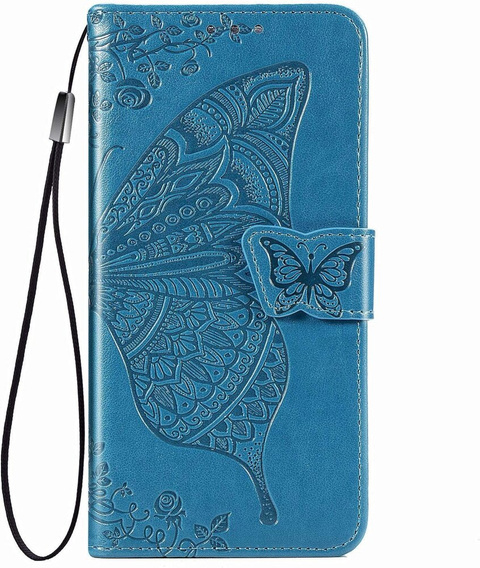 Klopové pouzdro pro Infinix Note 40 Pro Plus, Butterfly, modré
