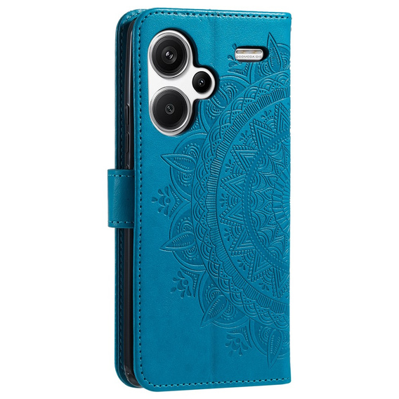 Klopové pouzdro pro Xiaomi Redmi Note 13 Pro+, Mandala, modré