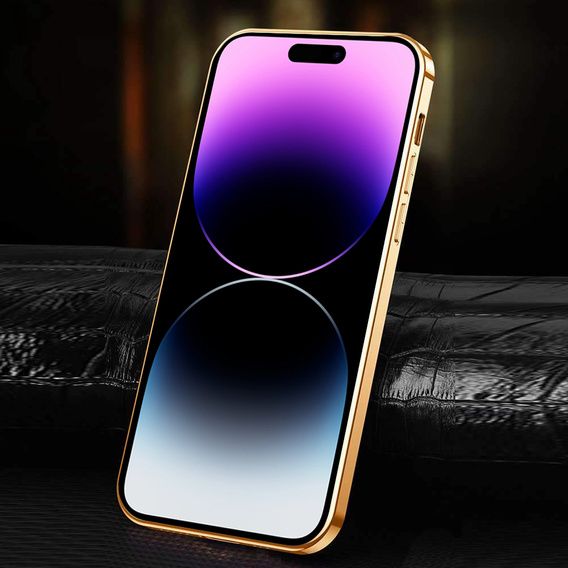 Pouzdro pro iPhone 13 Pro, Cowhide Leather, růžové