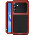 Pouzdro Love Mei pro Samsung Galaxy A34 5G, armored with glass, červené