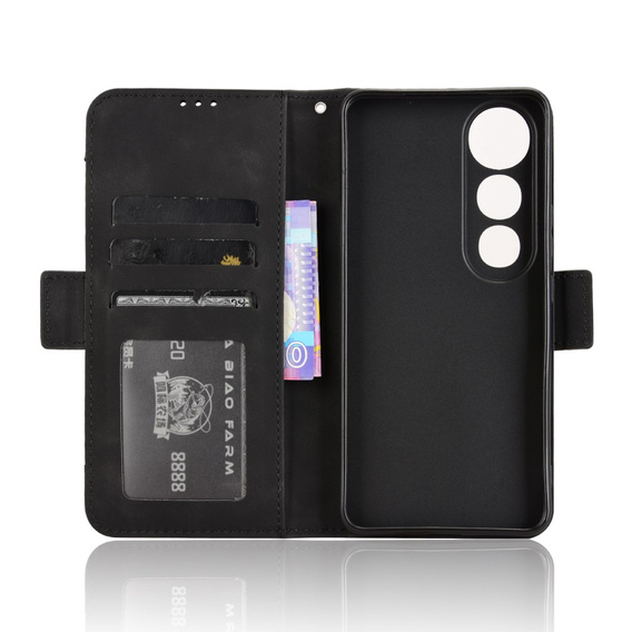 Klopové pouzdro pro Vivo V50 Lite 4G / 5G, Card Slot, černé