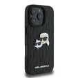 Pouzdro Karl Lagerfeld Hardcase Monogram Karl & Choupette Head Pin pro iPhone 16 Pro