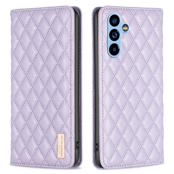 Klopové pouzdro pro Samsung Galaxy A54 5G, Wallet, BINFEN COLOR, fialové