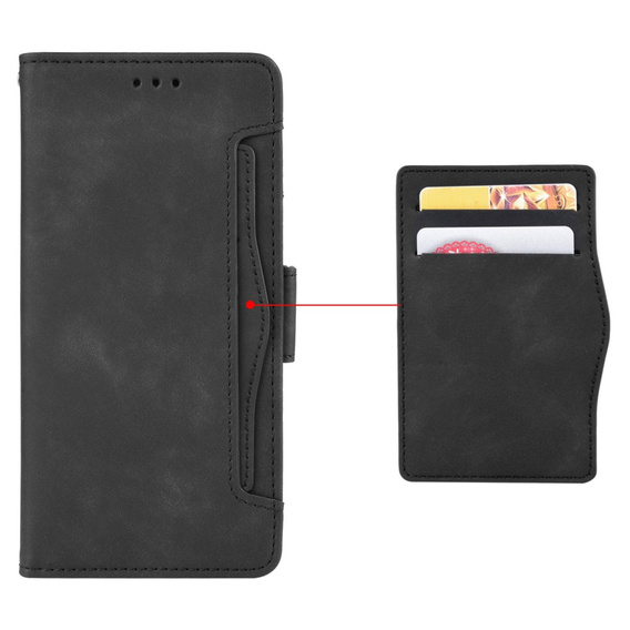 Klopové pouzdro pro Oppo Reno 13, Card Slot, černé