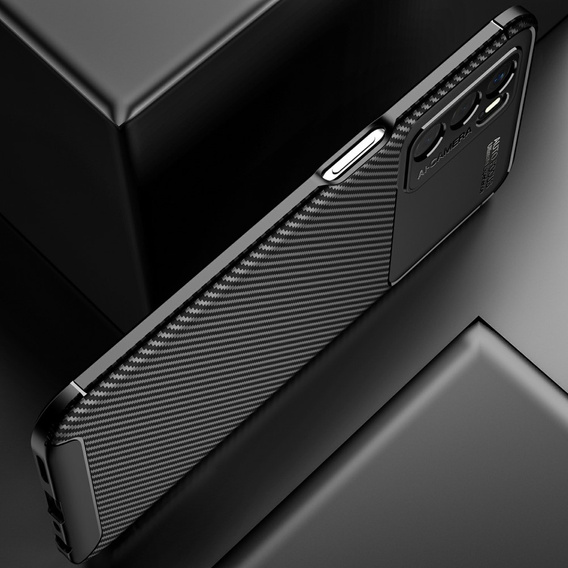Pouzdro pro Oppo A16, Carbon Gel, černé
