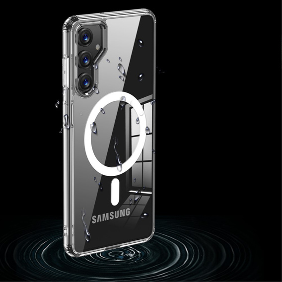 Pouzdro pro Samsung Galaxy A35 5G, Fusion Hybrid, pro MagSafe, průhledné