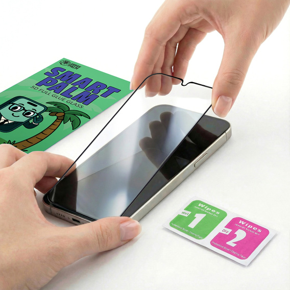 Tvrzené sklo 5D Full Glue Smart Palm pro Samsung Galaxy A16/A17 5G