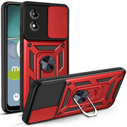 Pouzdro pro Motorola Moto E13, CamShield Slide, červené