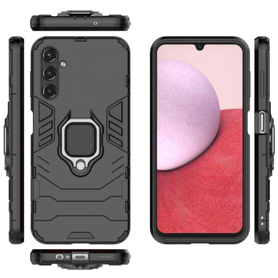 Pouzdro pro Samsung Galaxy A14 4G/5G, Kickstand Ring, černé