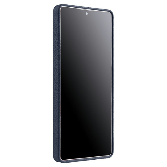 Pouzdro MELKCO pro Samsung Galaxy S25 Ultra, kožené, námořnicky modré