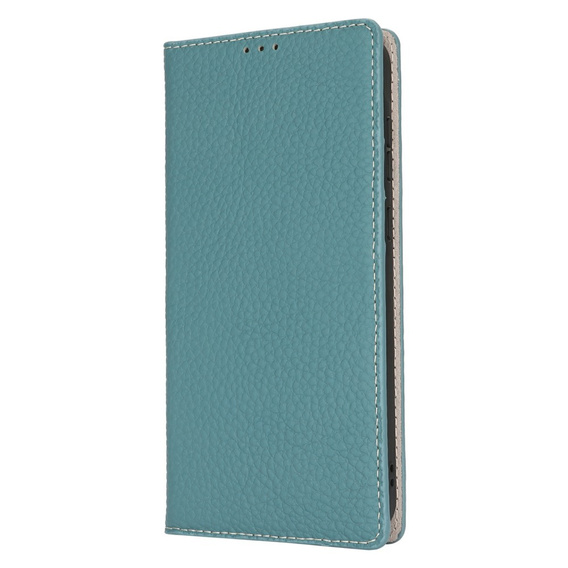 Klopové pouzdro pro Samsung Galaxy S25, Litchi Skin Grain, modré