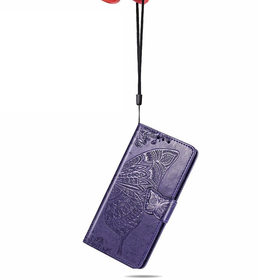 Klopové pouzdro pro Infinix Hot 40i, Butterfly, fialové