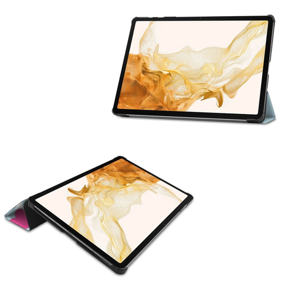 Pouzdro pro Samsung Galaxy Tab S9 Plus, Smartcase, unicorn