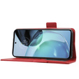 Klopové pouzdro pro Motorola Moto G72, Wallet Thin Magnet, červené