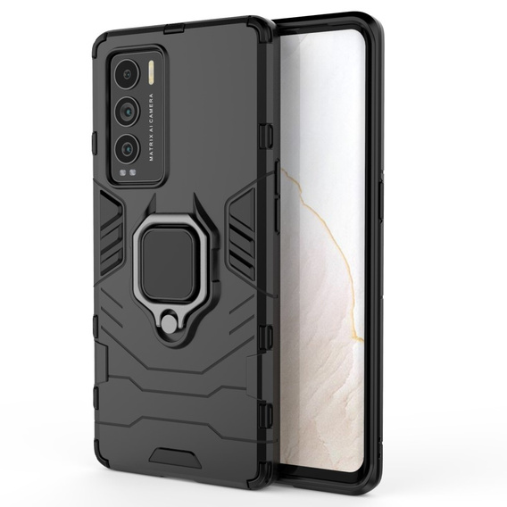 Pouzdro pro Realme GT Explorer Master, Kickstand Ring, černé