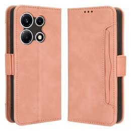 Klopové pouzdro pro Infinix Note 30 VIP, Card Slot, růžové