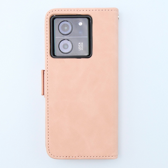 Klopové pouzdro pro Xiaomi 13T / 13T Pro, Card Slot, růžové