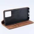 Pouzdro pro Motorola Moto G13/ G23 4G, ERBORD Vintage peněženka s klopou, hnědé
