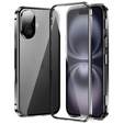 Pouzdro pro iPhone 16, Magnetic Dual Glass, černé