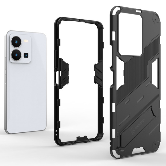Pouzdro pro Vivo Y35 4G, Military kickstand, černé