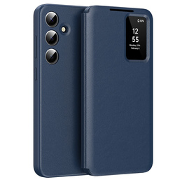 Flipové pouzdro pro Samsung Galaxy A55 5G, Smart View Wallet, modré