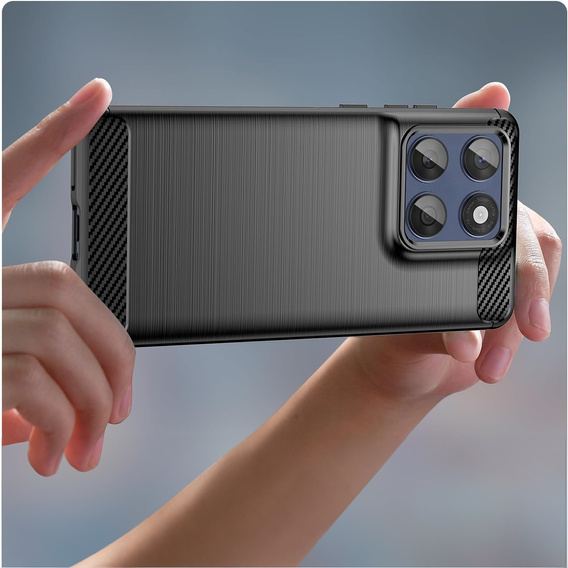 Pouzdro pro Motorola Edge 60 / 60 Fusion, Carbon, černé