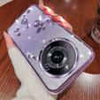 Pouzdro pro Realme 11 Pro 5G / Pro+ 5G, Glitter Flower, fialové