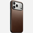 Pouzdro Nomad pro iPhone 17 Pro Max, moderní kožené pouzdro, hnědé