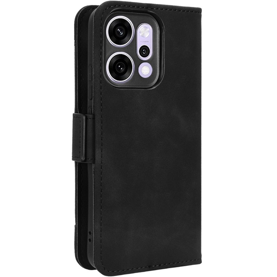 Klopové pouzdro pro Oppo Reno 14, slot na karty, peněženka, černé