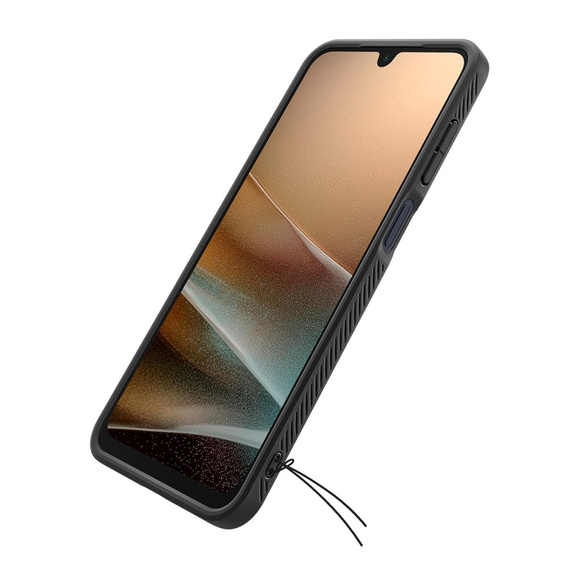 Pouzdro Spigen pro Samsung Galaxy A26 5G, Liquid Air, černé + 9H tvrzené sklo