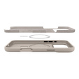 Spigen pouzdro pro iPhone 17 Pro Max, Silicone Fit MagSafe, Stone