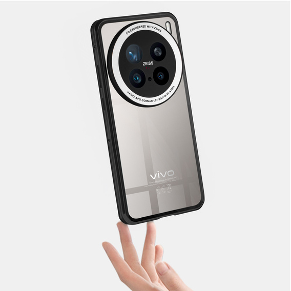 Pouzdro pro Vivo X200 Pro 5G, Magnetic Dual Glass, černé