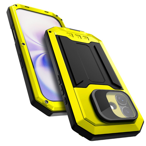 Pevné pouzdro R-JUST s krytem displeje a stojánkem pro iPhone 17