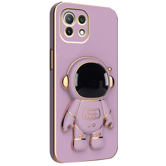 Pouzdro pro Xiaomi Mi 11 Lite / Mi 11 Lite 5G / 11 Lite 5G NE, Astronaut, fialové