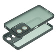 Pouzdro pro Xiaomi Redmi 13C / Poco C65, Fusion Hybrid, transparentní / zelené 